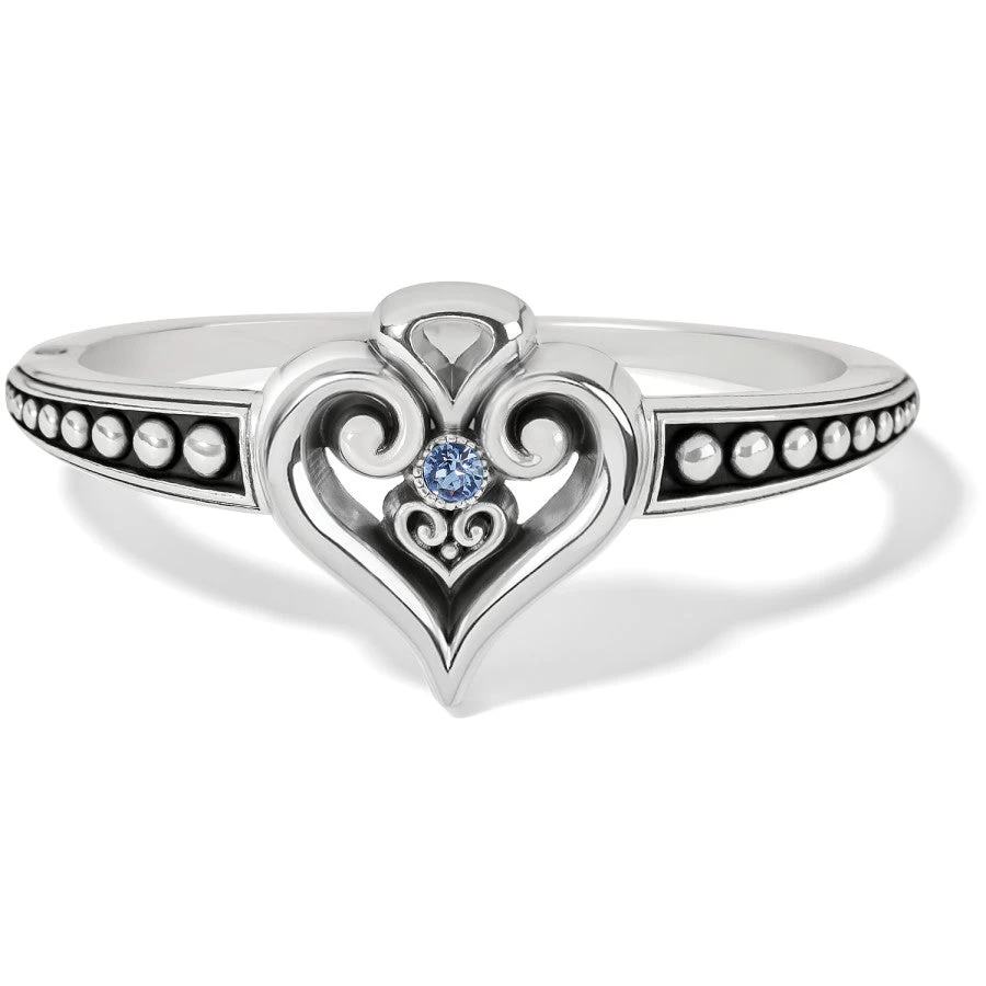 Alcazar Heart Glint Hinged Bangle 2 Alcazar Heart Glint Hinged Bangle