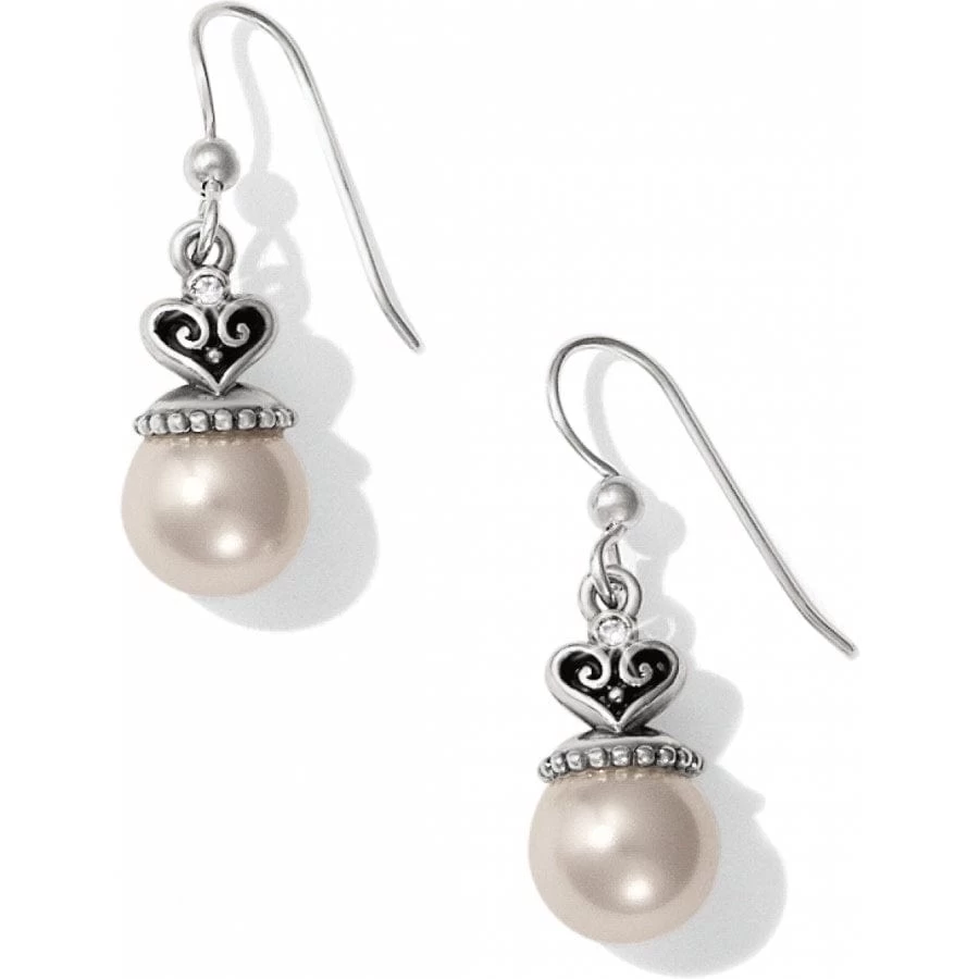 Alcazar Pearl Drop French Wire Earrings 3 Alcazar Pearl Drop French Wire Earrings