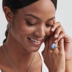 Blue Moon Ring 9 Blue Moon Ring -Jewelry Charm Deals Store blue moon ring silver blue 3