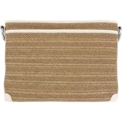 Brooklyn Straw Cross Body Organizer -Jewelry Charm Deals Store brooklyn straw cross body organizer wheat white 4