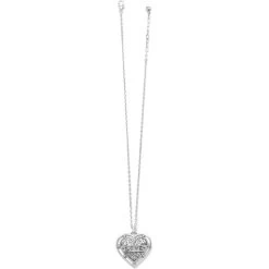 Chalice Heart Necklace -Jewelry Charm Deals Store chalice heart necklace silver 2