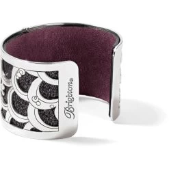 Christo Tokyo Wide Cuff Bracelet Set 9 Christo Tokyo Wide Cuff Bracelet Set -Jewelry Charm Deals Store christo tokyo wide cuff bracelet set silver black sparkle 2