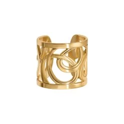Christo Vienna Wide Ring -Jewelry Charm Deals Store christo vienna wide ring gold 0 88ee14ca 6639 4b0d 87f7 ad18e35af58f