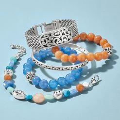 Contempo Chroma Aventurine Stretch Bracelet 7 Contempo Chroma Aventurine Stretch Bracelet -Jewelry Charm Deals Store contempo chroma aventurine stretch bracelet silver orange 2 691420f2 09d0 4149 84a8 f06f8c95ecaf
