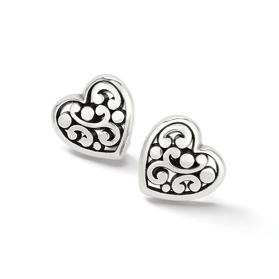 Contempo Heart Post Earrings 4 Contempo Heart Post Earrings - Image 2