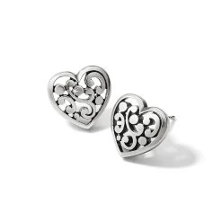 Contempo Heart Post Earrings 8 Contempo Heart Post Earrings -Jewelry Charm Deals Store contempo heart post earrings silver 2 458512f7 038f 4eba 8687 11169f6bd58c