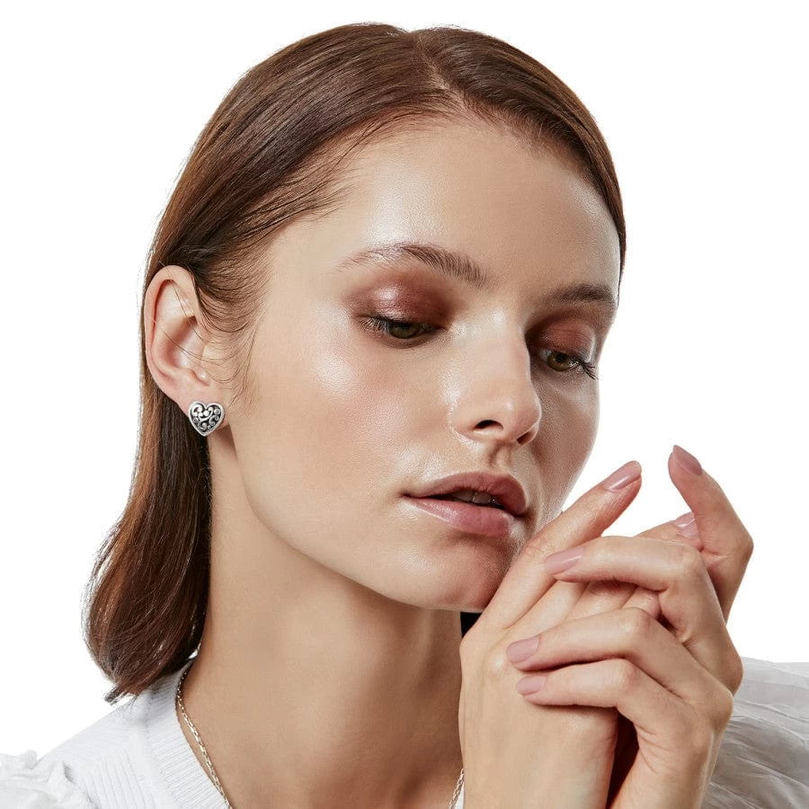 Contempo Heart Post Earrings 6 Contempo Heart Post Earrings - Image 4