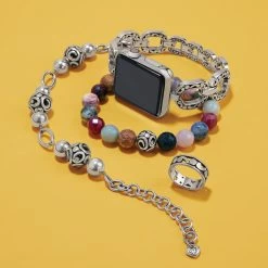 Contempo Linx Watch Band 12 Contempo Linx Watch Band -Jewelry Charm Deals Store contempo linx watch band silver 3