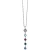 Elora Gems Dots Y Necklace 1 Elora Gems Dots Y Necklace -Jewelry Charm Deals Store elora gems dots y necklace silver multi 0