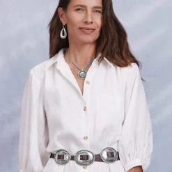 Fandango Concho Belt -Jewelry Charm Deals Store fandango concho belt brown 5