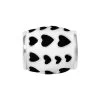 Fashionista Black Hearts Bead -Jewelry Charm Deals Store fashionista black hearts bead silver multi 0 df7767d4 1a81 404a 9767 19439d779369