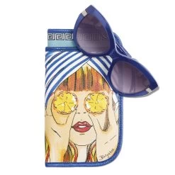 Fashionista Santorini Sunglass Case -Jewelry Charm Deals Store fashionista santorini sunglass case multi 2