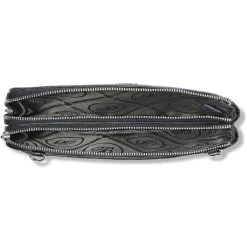 Ferrara Duet Zip Pouch -Jewelry Charm Deals Store ferrara duet zip pouch black 1