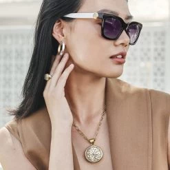 Ferrara Entrata Small Hoop Earrings -Jewelry Charm Deals Store ferrara entrata small hoop earrings silver gold 5