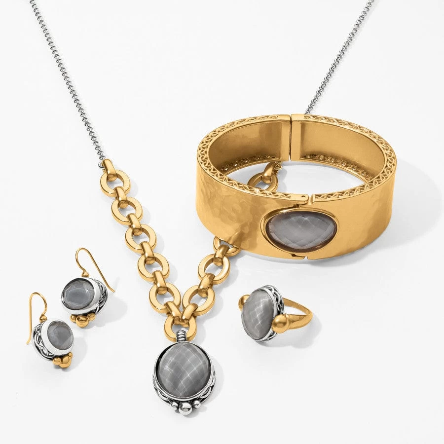 Golden Moon French Wire Earrings 5 Golden Moon French Wire Earrings - Image 3