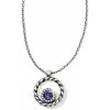 Halo Mini Reversible Necklace -Jewelry Charm Deals Store halo mini reversible necklace silver tanzanite 0