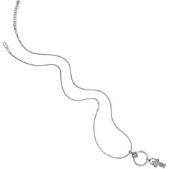 Heart Charm Reversible Badge Clip Necklace -Jewelry Charm Deals Store heart charm reversible badge clip necklace silver 2 1e7db782 becb 48f2 829d fe640b5b804e