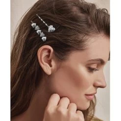 Hearts Ablaze Bobby Pins -Jewelry Charm Deals Store hearts ablaze bobby pins silver 3