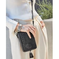 Ilia Mini Flap Cross Body Bag -Jewelry Charm Deals Store ilia mini flap cross body bag black 4