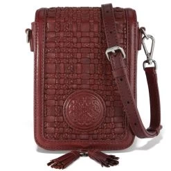 Ilia Mini Flap Cross Body Bag -Jewelry Charm Deals Store ilia mini flap cross body bag garnet 0