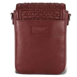 Ilia Mini Flap Cross Body Bag -Jewelry Charm Deals Store ilia mini flap cross body bag garnet 3