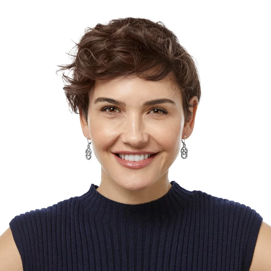 Interlok Braid Petite Leverback Earrings 4 Interlok Braid Petite Leverback Earrings - Image 2