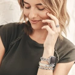 Interlok Harmony Watch Band -Jewelry Charm Deals Store interlok harmony watch band silver 3