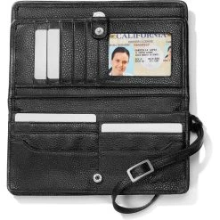 Interlok Large Wallet -Jewelry Charm Deals Store interlok large wallet black 2 f0cd7a87 f892 4436 81f0 d64ad4447a3c