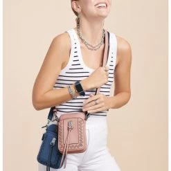 Interlok Mini Utility Bag -Jewelry Charm Deals Store interlok mini utility bag pink sand 3