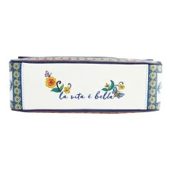 La Farfalla Emilia Flap Bag -Jewelry Charm Deals Store la farfalla emilia flap bag white multi 3