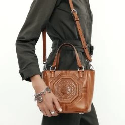 Lucca Cross Body Bag -Jewelry Charm Deals Store lucca cross body bag cognac 4