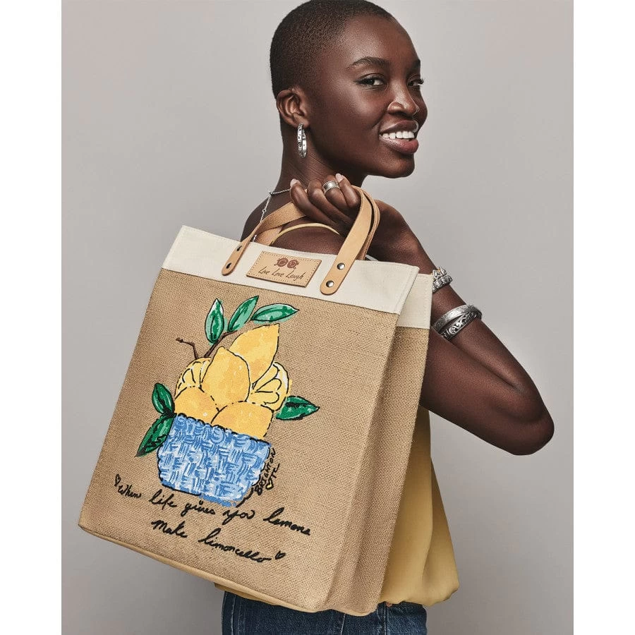 Main Squeeze Burlap Tote 7 Main Squeeze Burlap Tote - Image 5