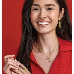 Meridian Zenith Tassel French Wire Earrings -Jewelry Charm Deals Store meridian zenith tassel french wire earrings gold 2