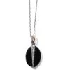 Neptune's Rings Oval Black Agate Reversible Short Necklace -Jewelry Charm Deals Store neptune s rings oval black agate reversible short necklace black 0 6fa5f286 8ed8 404c 8aa3 43125d4fc27f