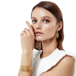 Palmetto Cuff Bracelet 24 Palmetto Cuff Bracelet -Jewelry Charm Deals Store palmetto cuff bracelet gold 5