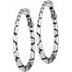 Pebble Oval Hoop Earrings -Jewelry Charm Deals Store pebble oval hoop earrings silver 2 5787465c 3f02 4dc2 a4bc 57c611b0cc37
