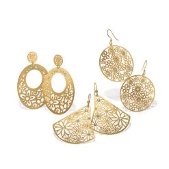 Posey Disc French Wire Earrings -Jewelry Charm Deals Store posey disc french wire earrings gold 3 7952a3d3 3782 4569 b337 17cfb7d09605
