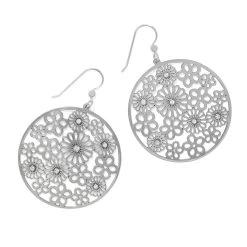 Posey Disc French Wire Earrings -Jewelry Charm Deals Store posey disc french wire earrings silver 0 96823b42 67a2 4479 96eb 7df6065fe549