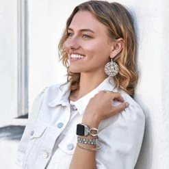 Posey Disc French Wire Earrings -Jewelry Charm Deals Store posey disc french wire earrings silver 4