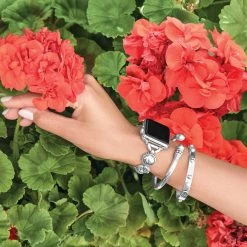 Pretty Tough Bold Watch Band -Jewelry Charm Deals Store pretty tough bold watch band silver 3