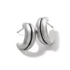 Pretty Tough Groove Post Hoop Earrings 2 Pretty Tough Groove Post Hoop Earrings -Jewelry Charm Deals Store pretty tough groove post hoop earrings silver 0