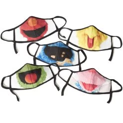 Sesame Street All Characters Child Face Mask (5 Pack)