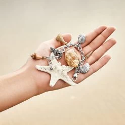 Shells Around The World Shell Charm Bracelet -Jewelry Charm Deals Store shells around the world shell charm bracelet silver gold 3