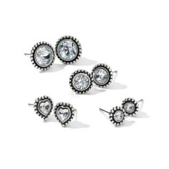 Shimmer Heart Mini Post Earrings -Jewelry Charm Deals Store shimmer heart mini post earrings silver 3 c400ee46 e3a5 4dfa bc96 208b11701e41