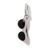 Sunglass Charm -Jewelry Charm Deals Store sunglass charm silver pink 0