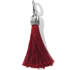 Tahlia Tassel Amulet -Jewelry Charm Deals Store tahlia tassel amulet maroon 0