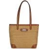 Tara Straw Tote -Jewelry Charm Deals Store tara straw tote natural bourbon 0