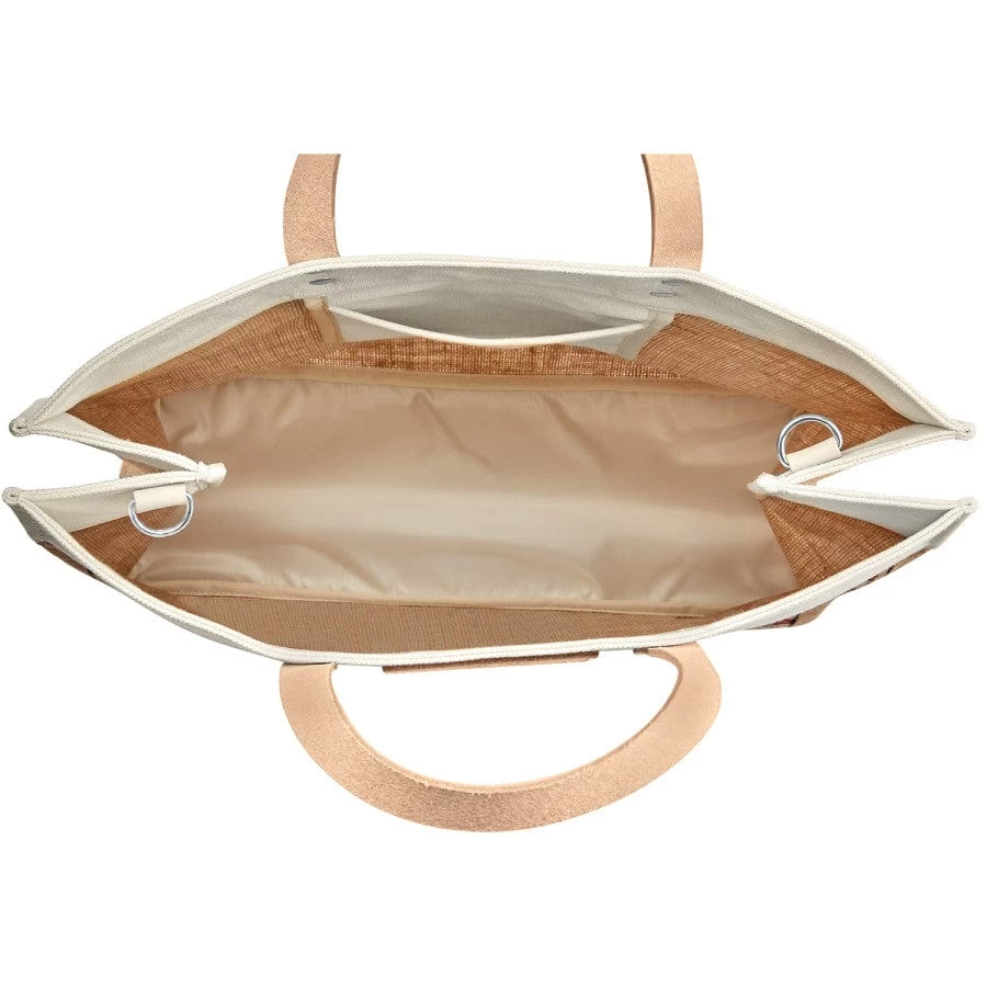 The Picnic East West Burlap Tote 4 The Picnic East West Burlap Tote - Image 2