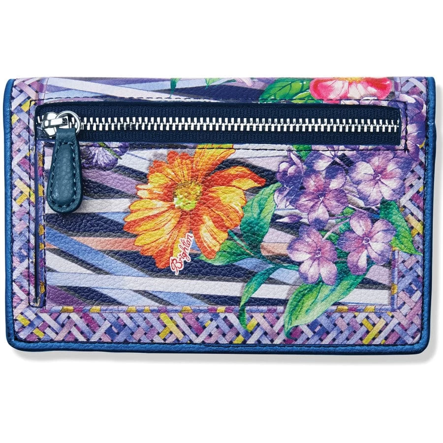 Trellis Blooms Medium Folio Wallet 5 Trellis Blooms Medium Folio Wallet - Image 3